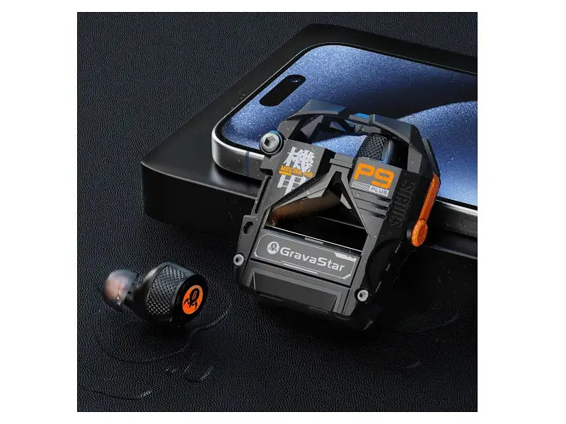Навушники TWS Gravastar Sirius Plus BT 5.3 Black (GSP9PLUS_BLK) - фото 4