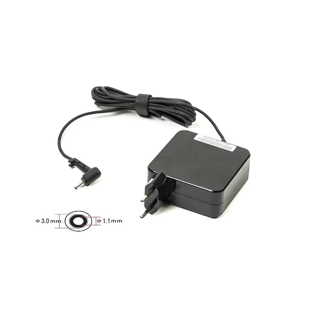 Блок питания к ноутбуку PowerPlant ACER 220V, 19V 65W 3.42A (3.0*1.1) wall mount (WM-AC65F3011) - фото 2