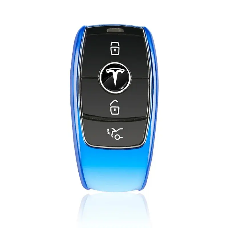 Наклейка з логотипом Tesla для автоключів d=15 мм Пластикова об'ємна - фото 3