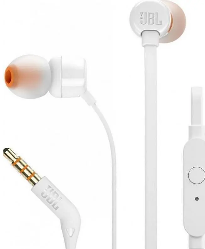 Навушники JBL Tune 110 білі (JBLT110WHT)