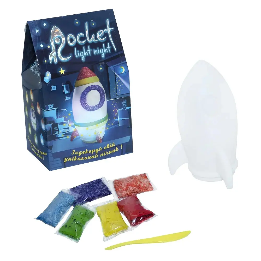 Набір для творчості Strateg Rocket light night світильник (30709) - фото 3