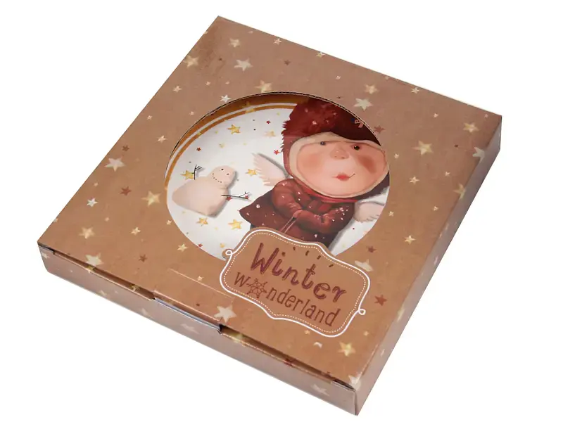 Набір тарілок Lefard Я найдивовижніший янгол 19 см помаранчевий 2 шт. (924-674) - фото 2