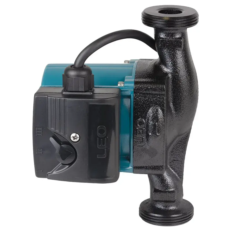 Насос циркуляційний 96Вт Hmax 6м Qmax 66л/хв Ø1½" 180мм+гайки Ø1" LEO 3.0 LRP25-60/180 (774432) - фото 3