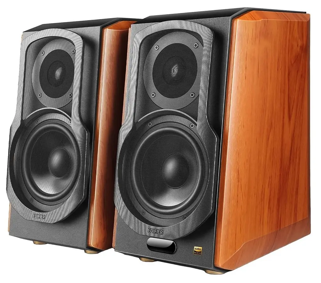 Активні колонки Edifier S-1000W 120W Hi-Res, Optical, Coax, RCA, Bluetooth, Wi-Fi Brown - фото 2