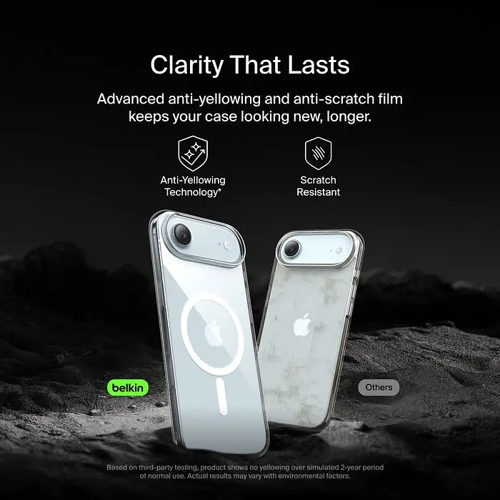 Чехол Belkin для iPhone Air, Magnetic Protective Clear teh0019376 - фото 4