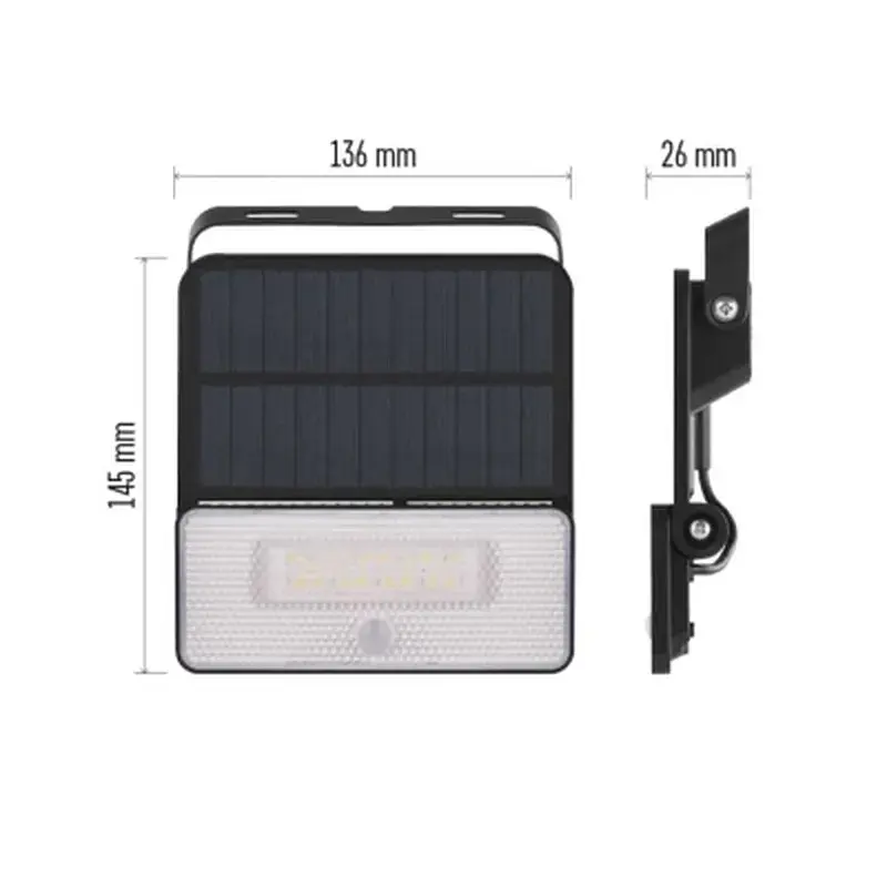 Прожектор EMOS сонячний світлодіодний 1000 лм IP54 4000K PIR (ZG121S) - фото 7