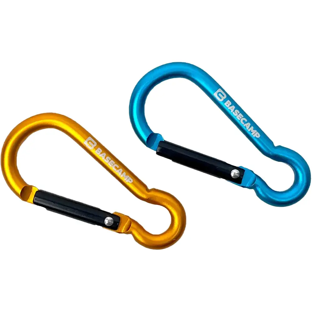 Карабін Base Camp Omega 6 Straight Set 2шт Blue/Orange - фото 2