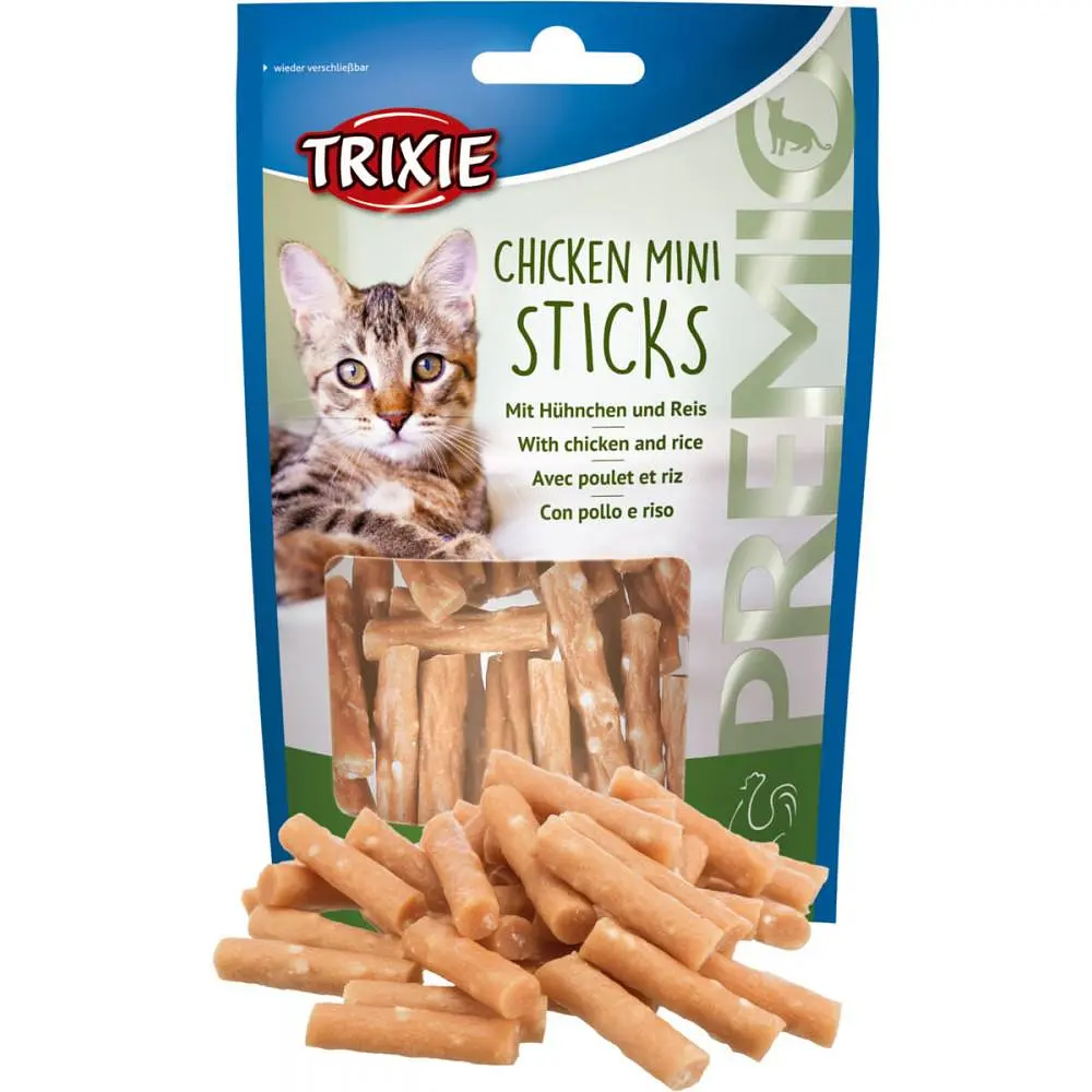 Ласощі для котів Trixie PREMIO Mini Sticks 50 г (курка) - фото 4