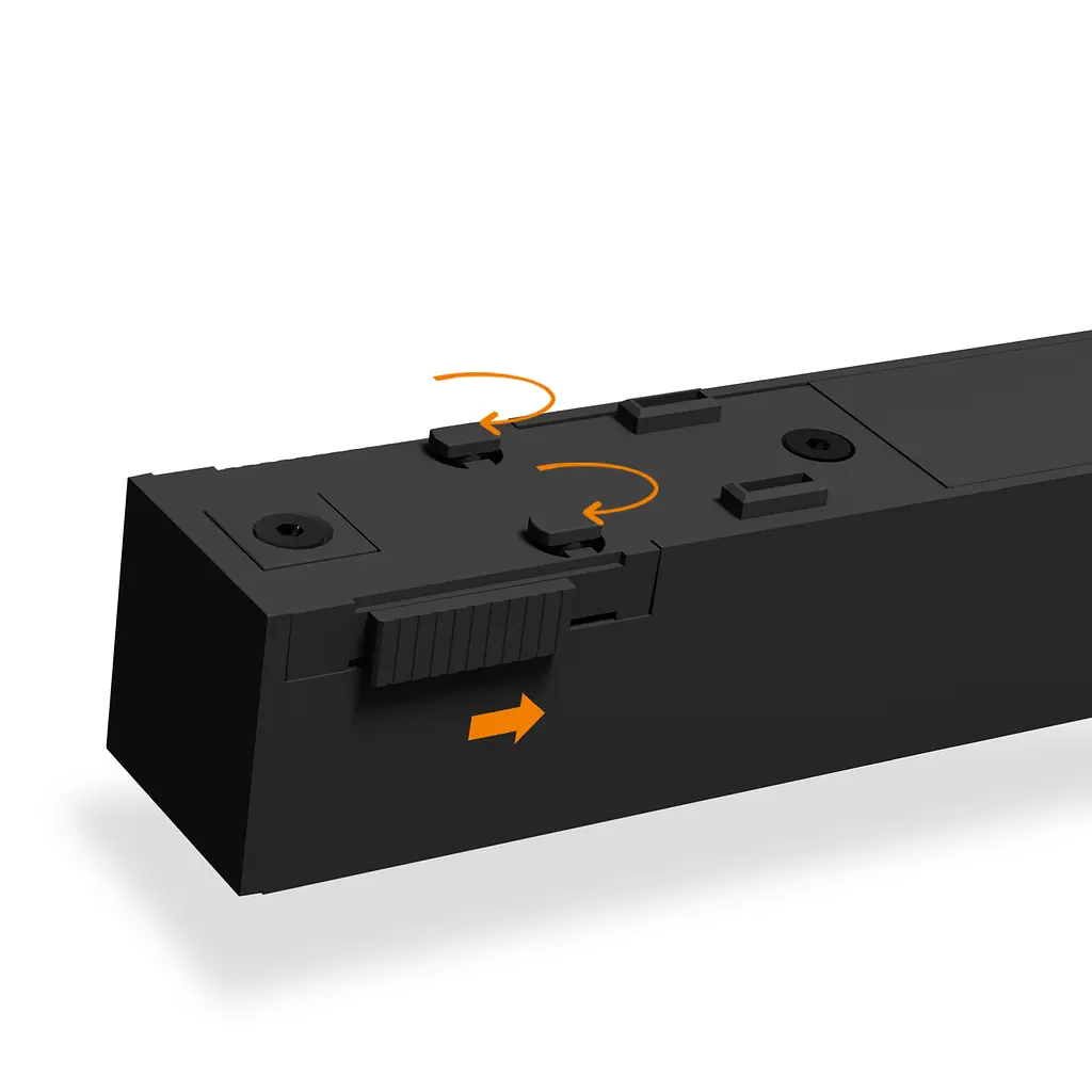 Світильник МАГНІТНИЙ трековий VIDEX LD460B 21W 60cm 4000K 48V Black VIDEX (28026-000) - фото 6