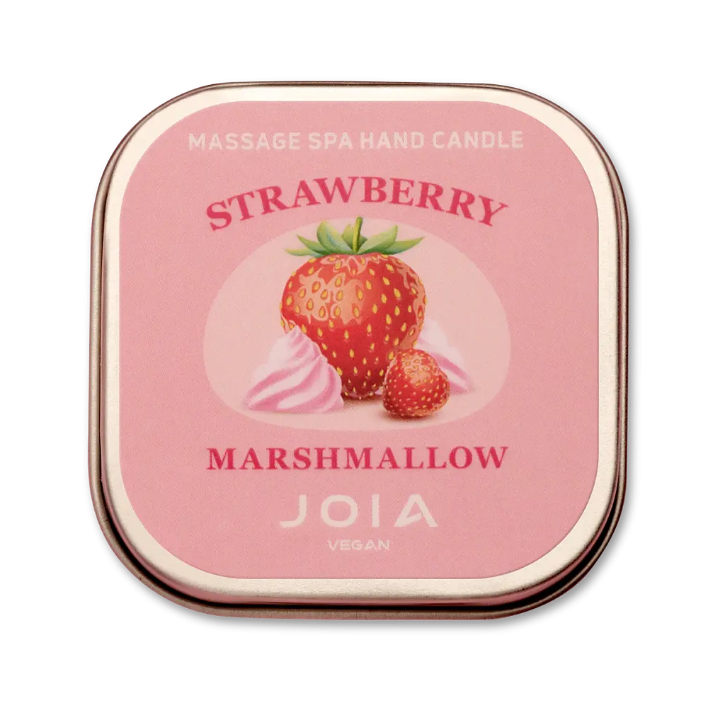 Масажна свічка Massage Spa Hand Candle Strawberry Marshmallow JOIA vegan 65 мл - фото 2