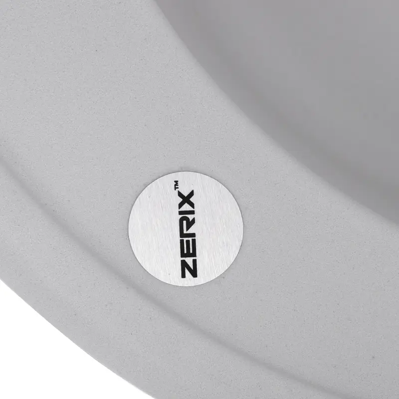 Кухонна мийка Zerix ZS-510R-01 white ZX4531, Білий матовий - фото 2