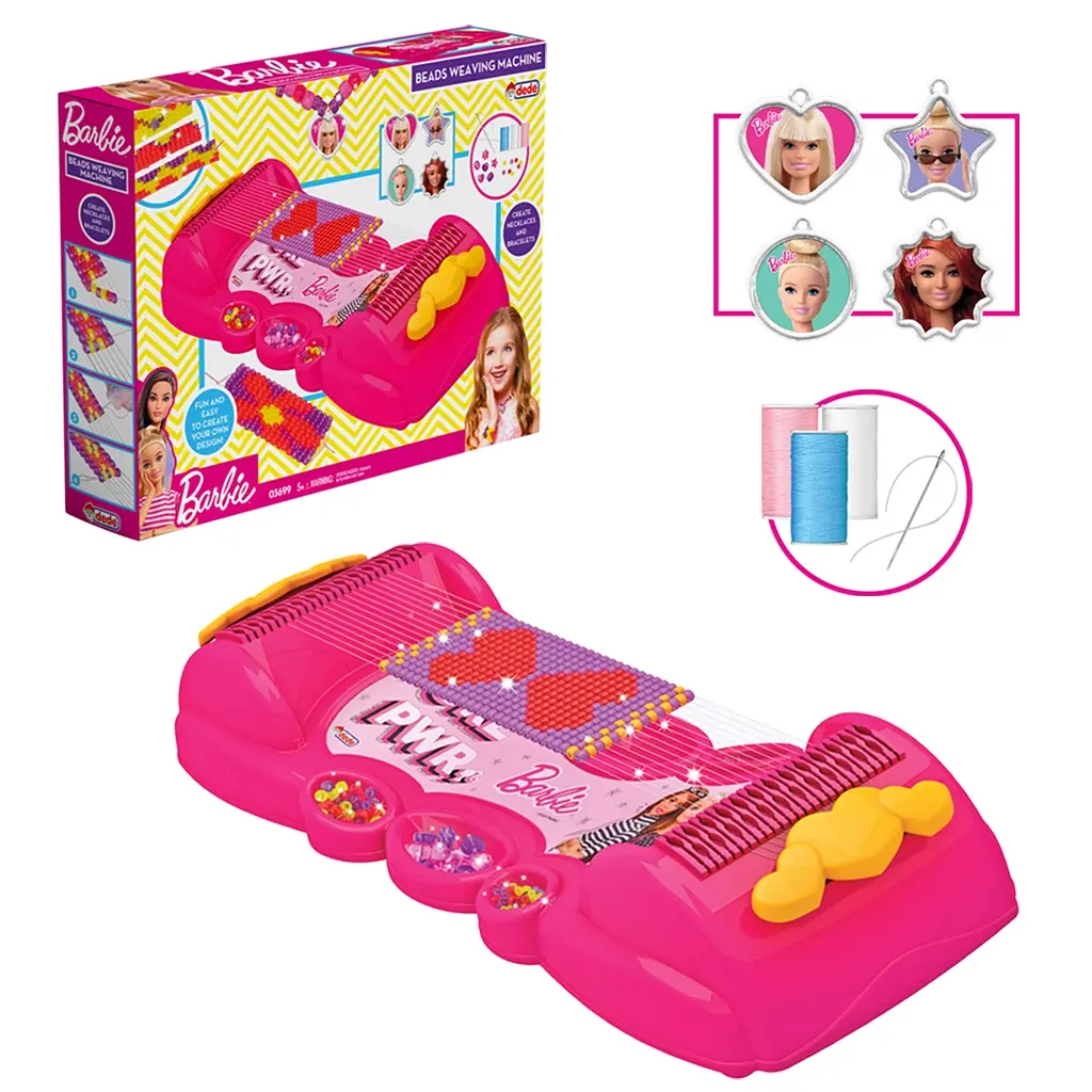 Набір для прикрас Dede Barbie з бісеру з машинкою для плетіння (3699) - фото 2