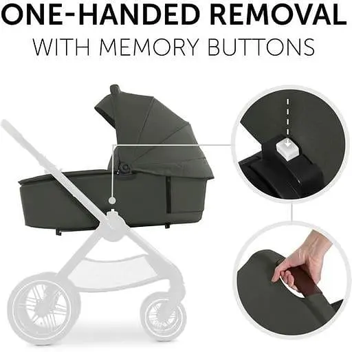 Універсальна коляска 2 в 1 Hauck Walk N Care Air Dark Olive, темно-оливковий (16549-2) - фото 3
