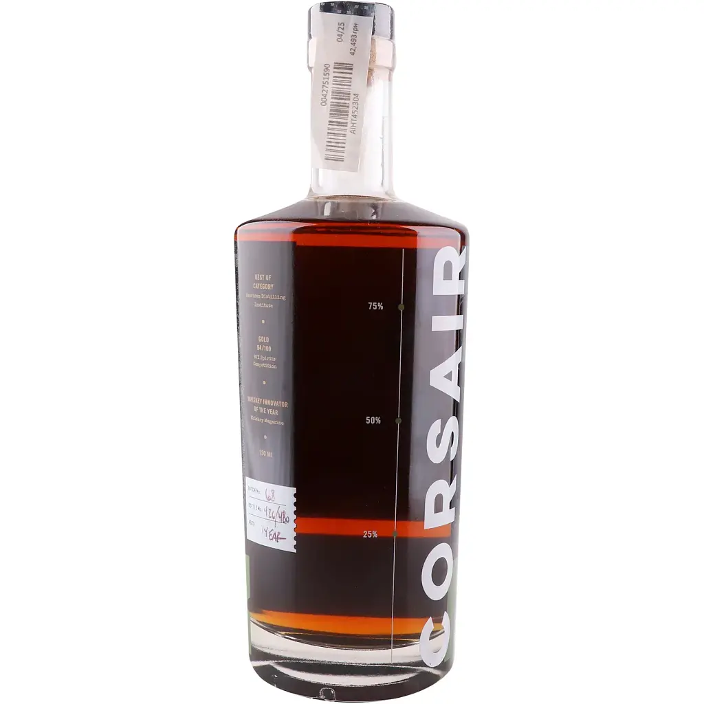 Виски Corsair Dark Rye 14 years 42.5 % 0.75 л  - фото 2