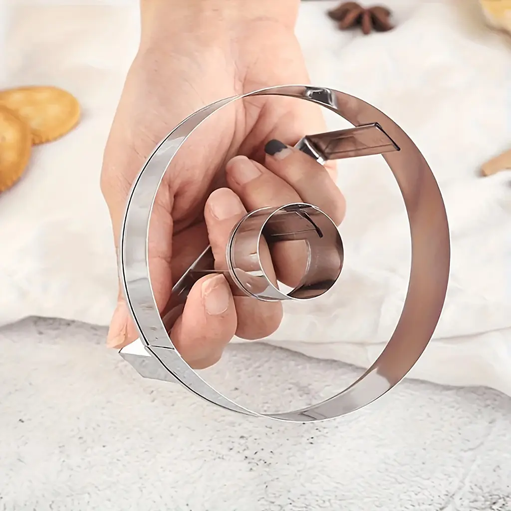 Форма для пончиків та донатів з нержавіючої сталі з ручкою, Kitchen Master 87340 - фото 6