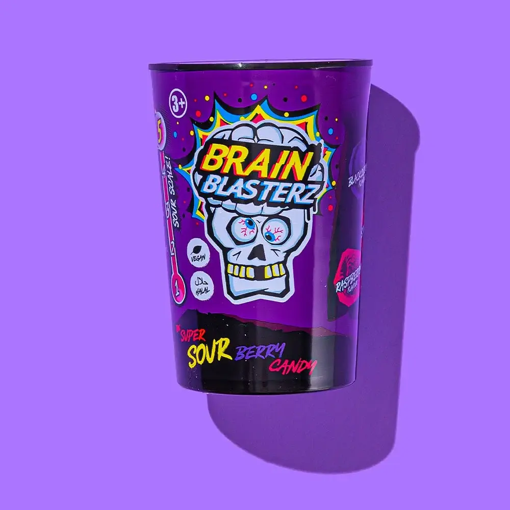 Льодяники Brain Blasterz Dark Fruits Tub 48г - фото 8