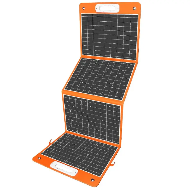 Сонячна панель портативна TSP-18V-100W Monocrystalline PD65W+QC3.0 (1USB-A/1C) Black Epik teh0029316