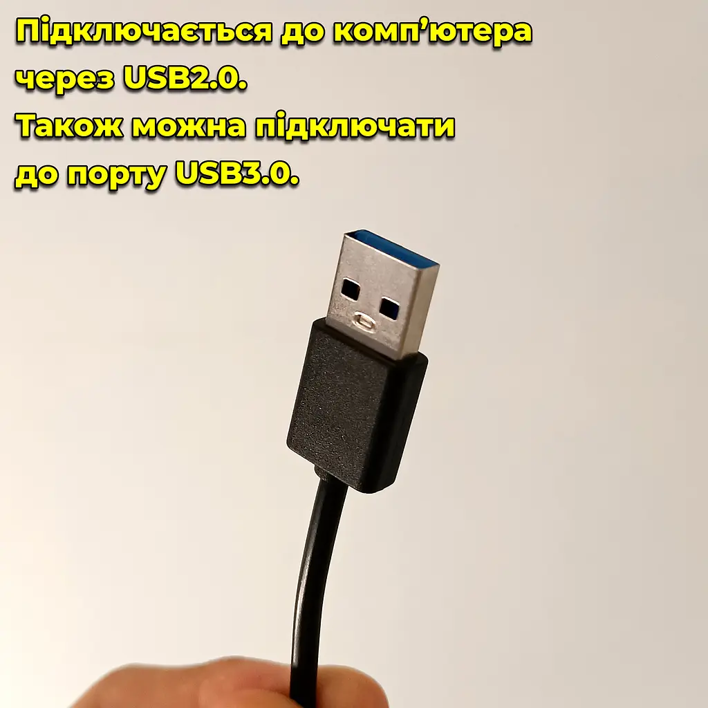 USB хаб (6 x USB, 1 x microSD/TF, 1 x SD/SDHC/SDXC). Довжина шнура 90 см. - фото 6