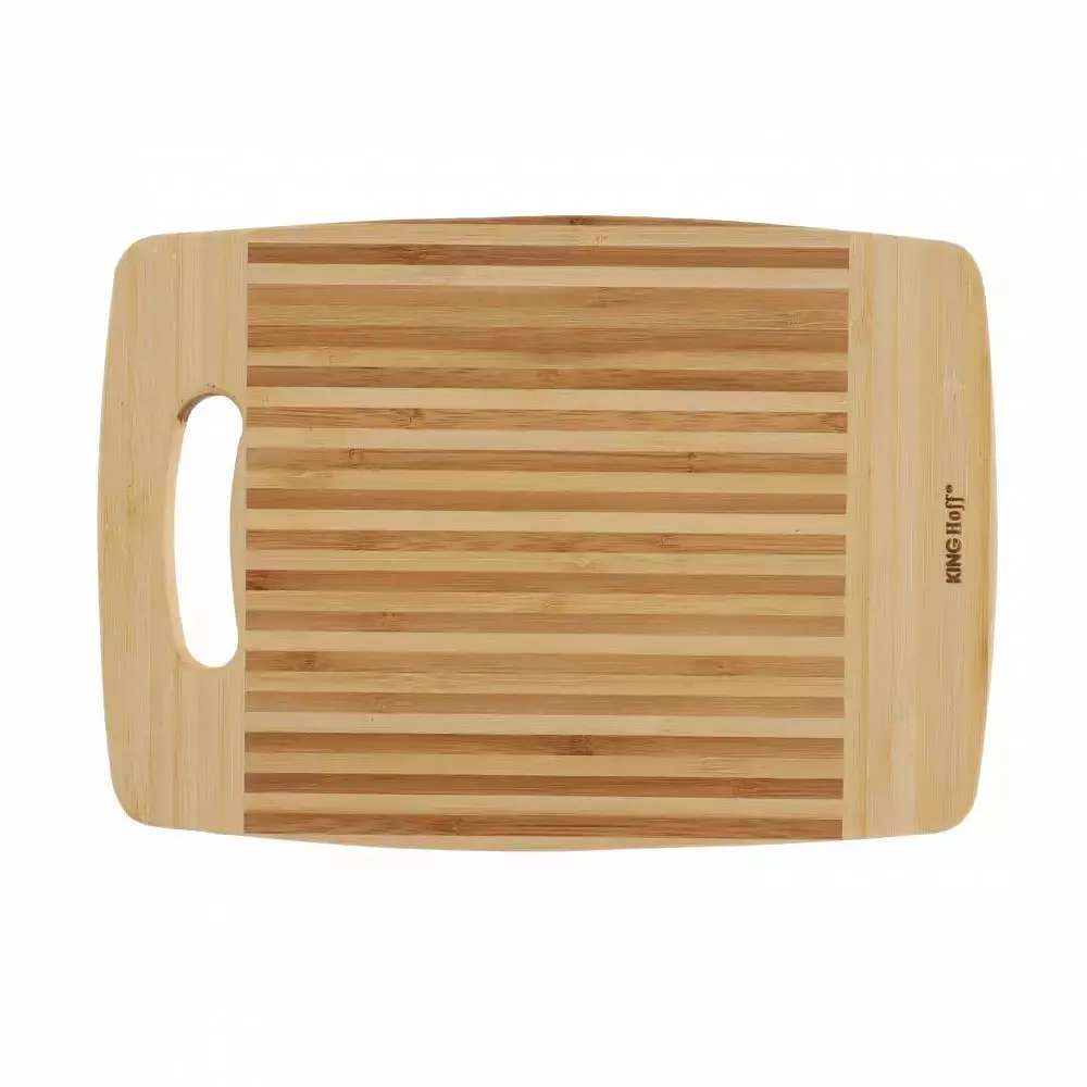 Дошка обробна бамбукова KingHoff KH-1137 27х19 см - фото 4