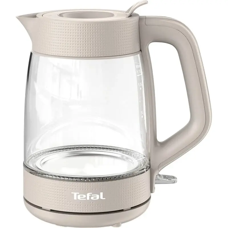 Чайник електричний Tefal Morning Glass Kettle 1.7 л бежевий (KO2G0BE0) - фото 2