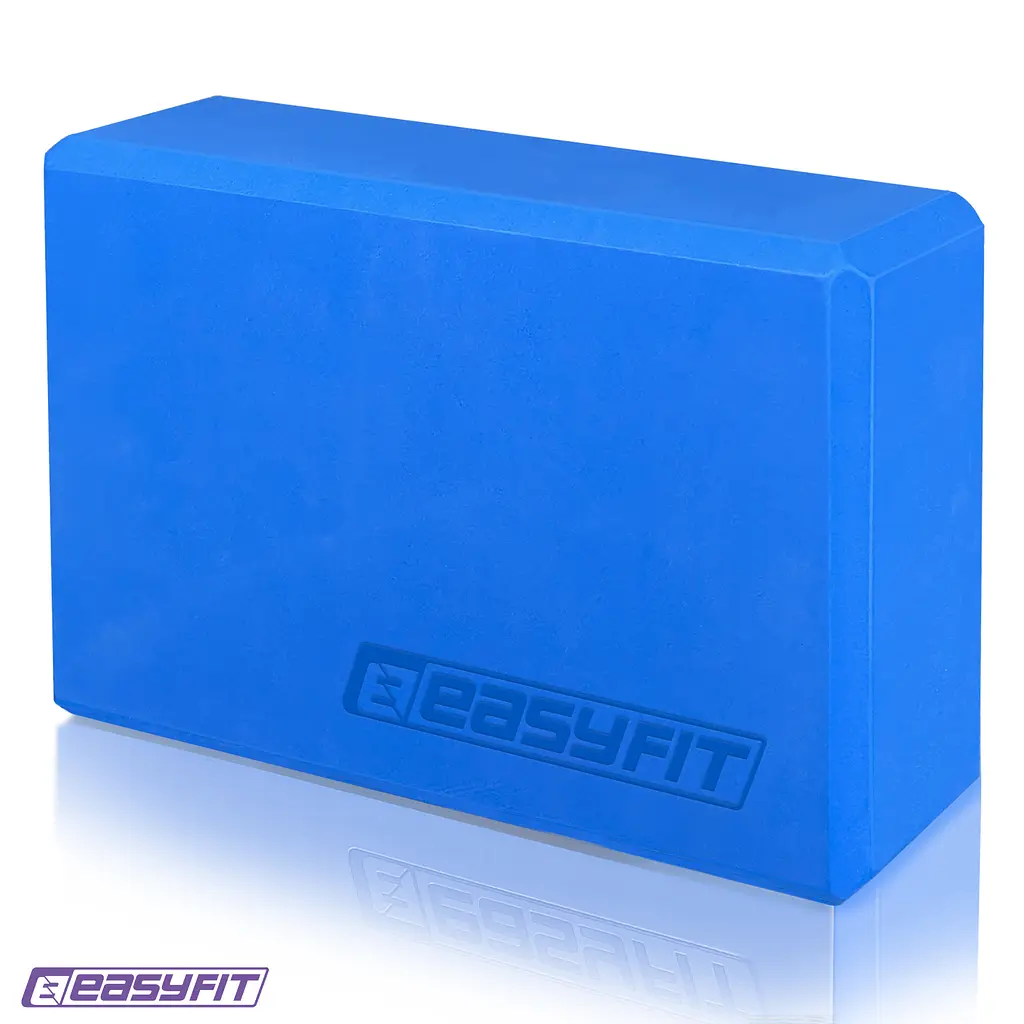 Блок для йоги EasyFit EVA Синій (EF-1818-Bl)