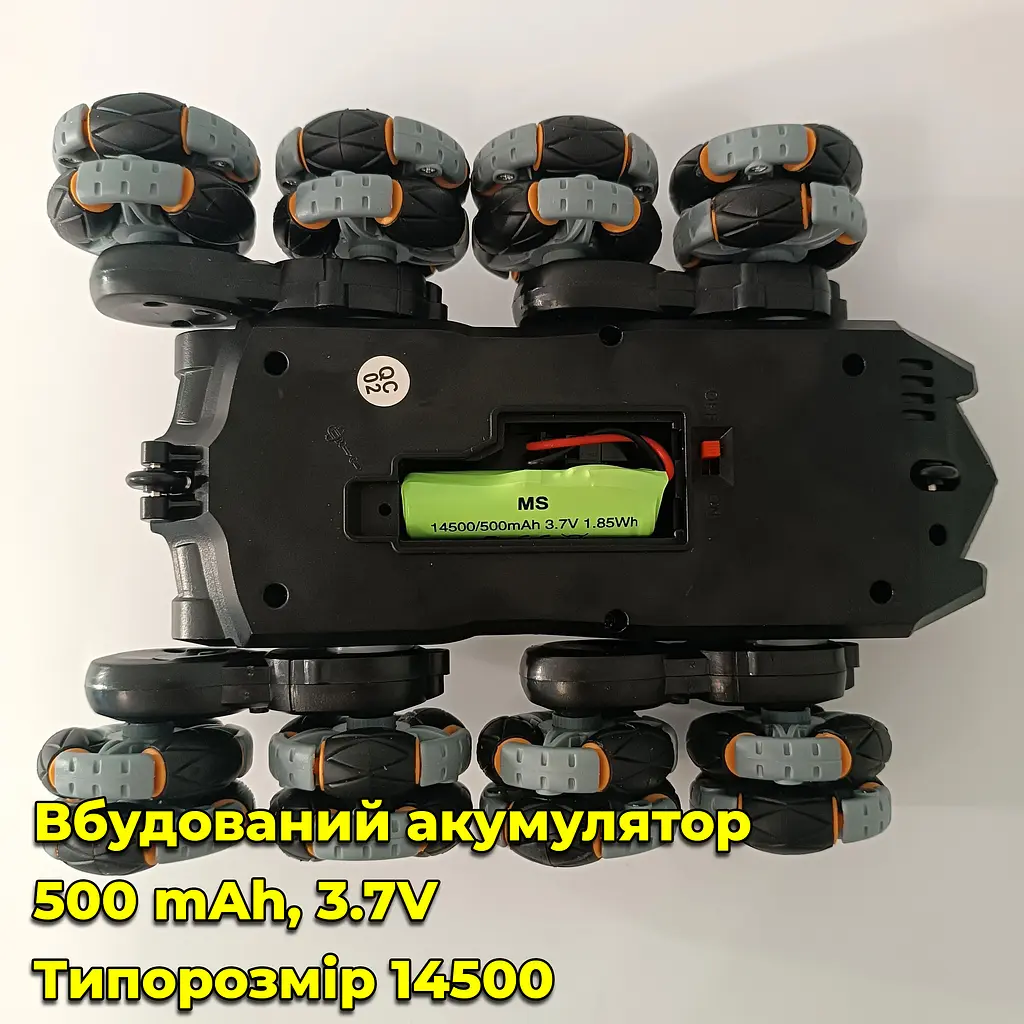 Машинка на радіокеруванні Бетмобіль 8х8. Колеса обертаються по осі. З фарами. бетмен - фото 13
