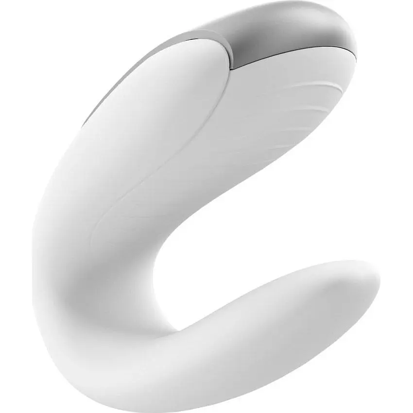 Смарт-вібратор для пар Satisfyer Double Fun Partner Vibrator White (SO5057) [95909] - фото 5