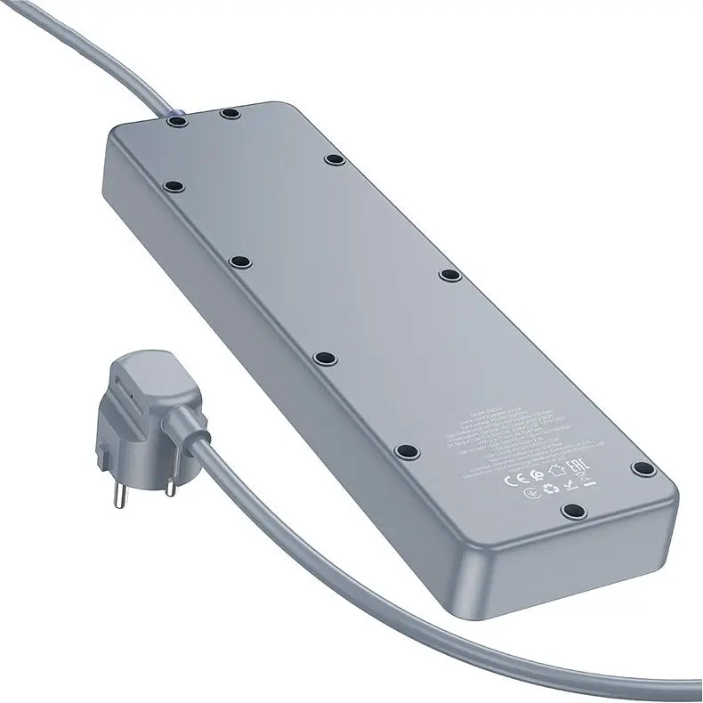 Мережевий фільтр Borofone BAC5A Lord Black (6941991111501) [133990] - фото 4