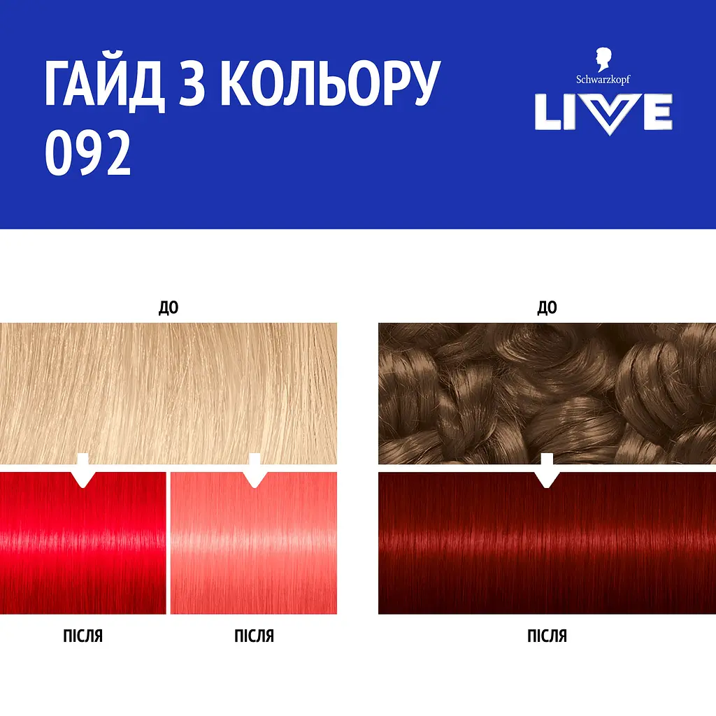 Фарба для волосся Schwarzkopf Live Ultra Brights 092 Pillar Box Red - фото 5