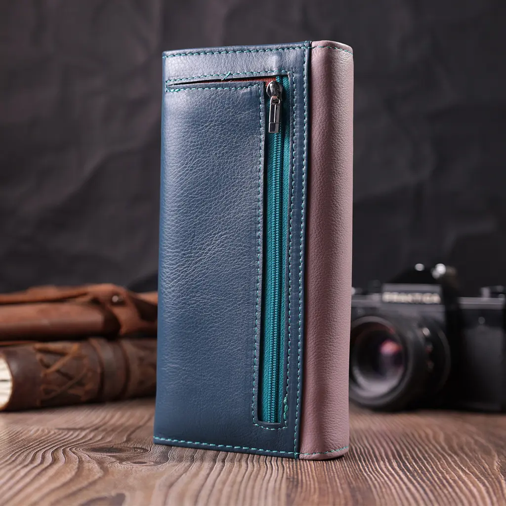 Жіночий шкіряний гаманець ST Leather 18.5х9х3 см acs0028451 - фото 8