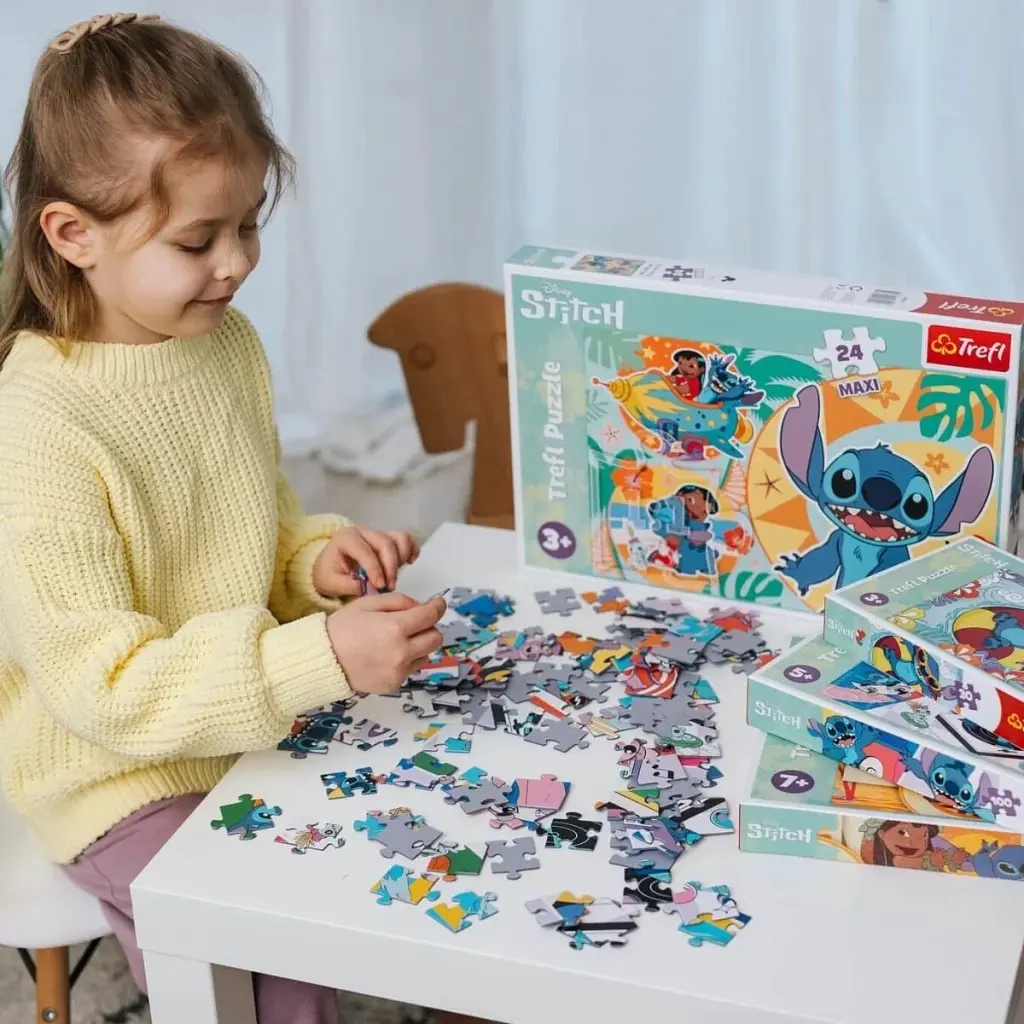 Пазл Trefl Maxi Lilo&Stitch Щасливий день 24 елемента (5900511143652) - фото 5