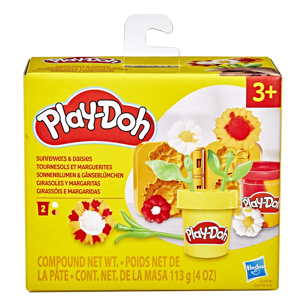 Набір для творчості Play-Doh Маленькі квіти з масою для ліплення (G2476_G2479) - фото 3
