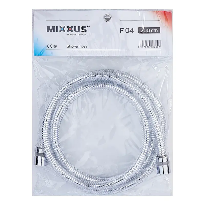 Шланг для душу Mixxus Lumi.F04 200 см HO0031, Хром