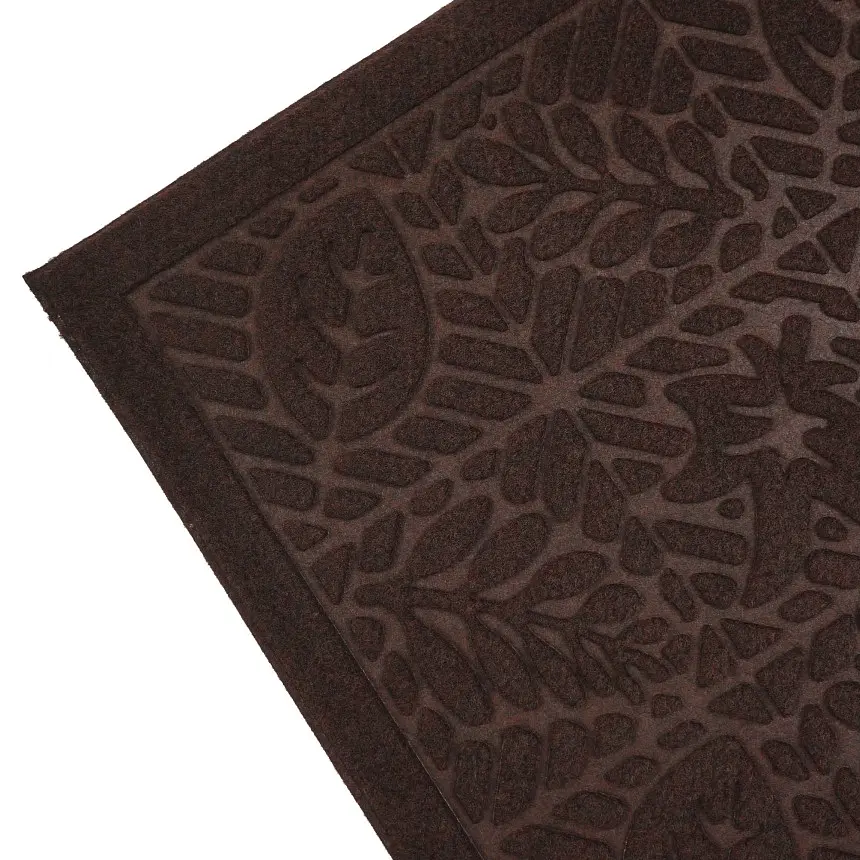 Килимок придверний Eco Fabric Листя без кромки коричневий 40 х 60 см (4060-008) - фото 5