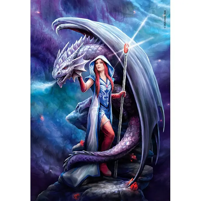 Пазл Anne Stokes Dragon Mage - 1000 шт. Clementoni 39956 - фото 2