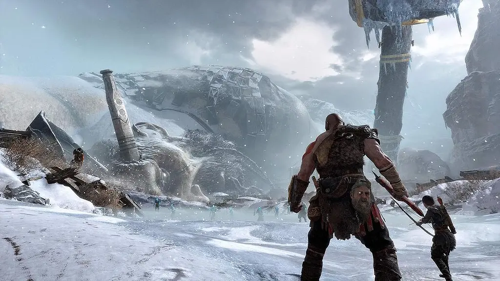 Игра Sony PlayStation 4 God of War Русские Субтитры Б/у - фото 5