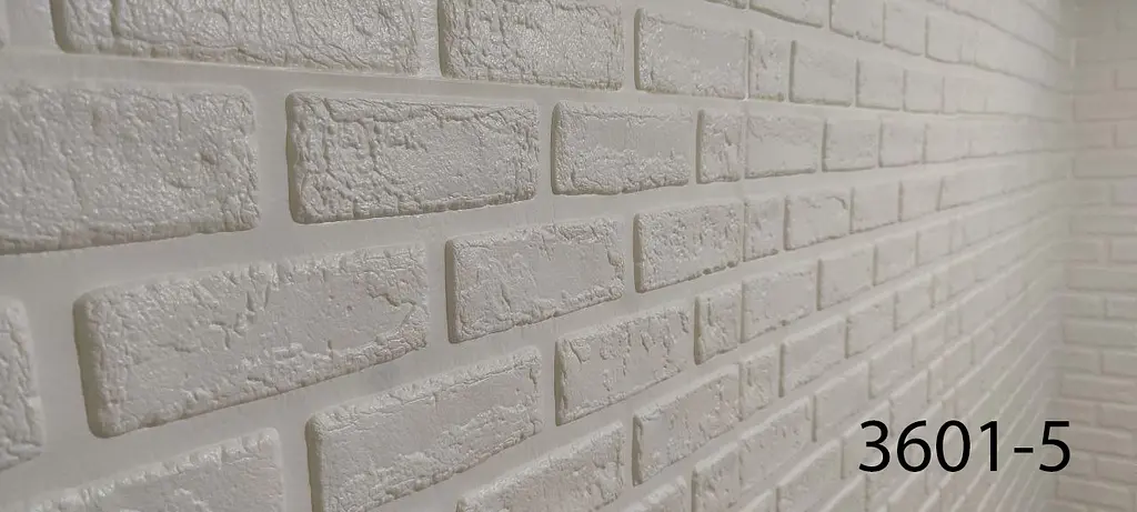 Самоклеюча декоративна 3D панель Loft Expert цегла деко біла 700x770x3 мм - фото 4