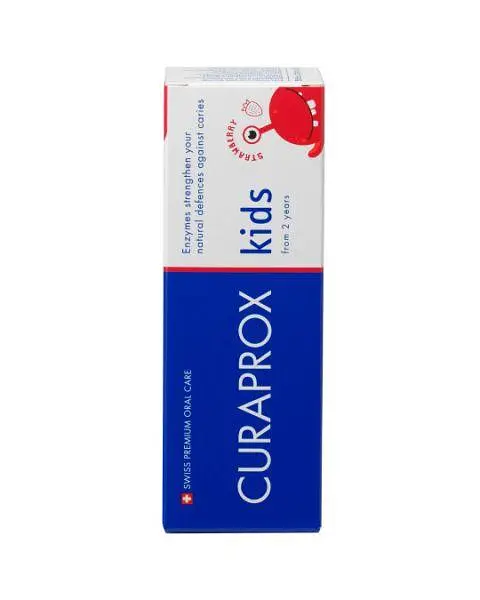 Дитяча зубна паста Curaprox з фтором, полуниця, 2-6 років, 60 мл - фото 2