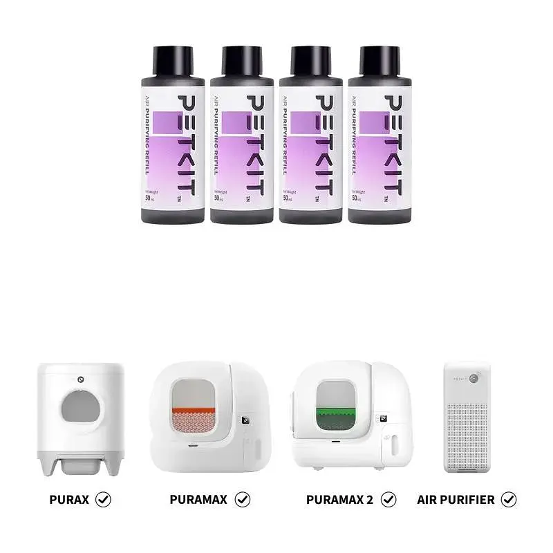 Набір концентрованої рідини PETKIT AIR Puifying Refill 4*50ml P9214 - фото 2
