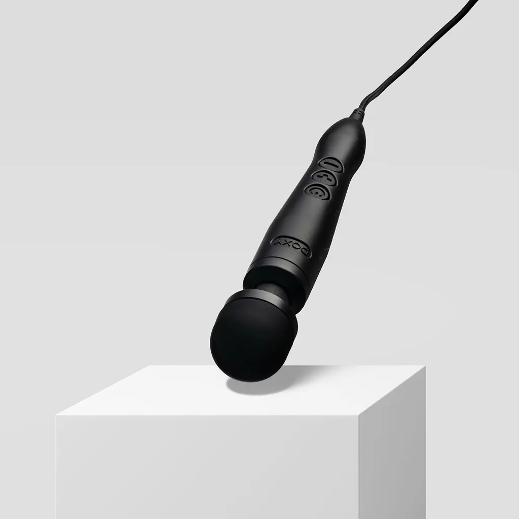 Вібромасажер DOXY3 USB-C Massager MATTE BLACK, кабель USB-C, регульована інтенсивність, компактний - фото 7