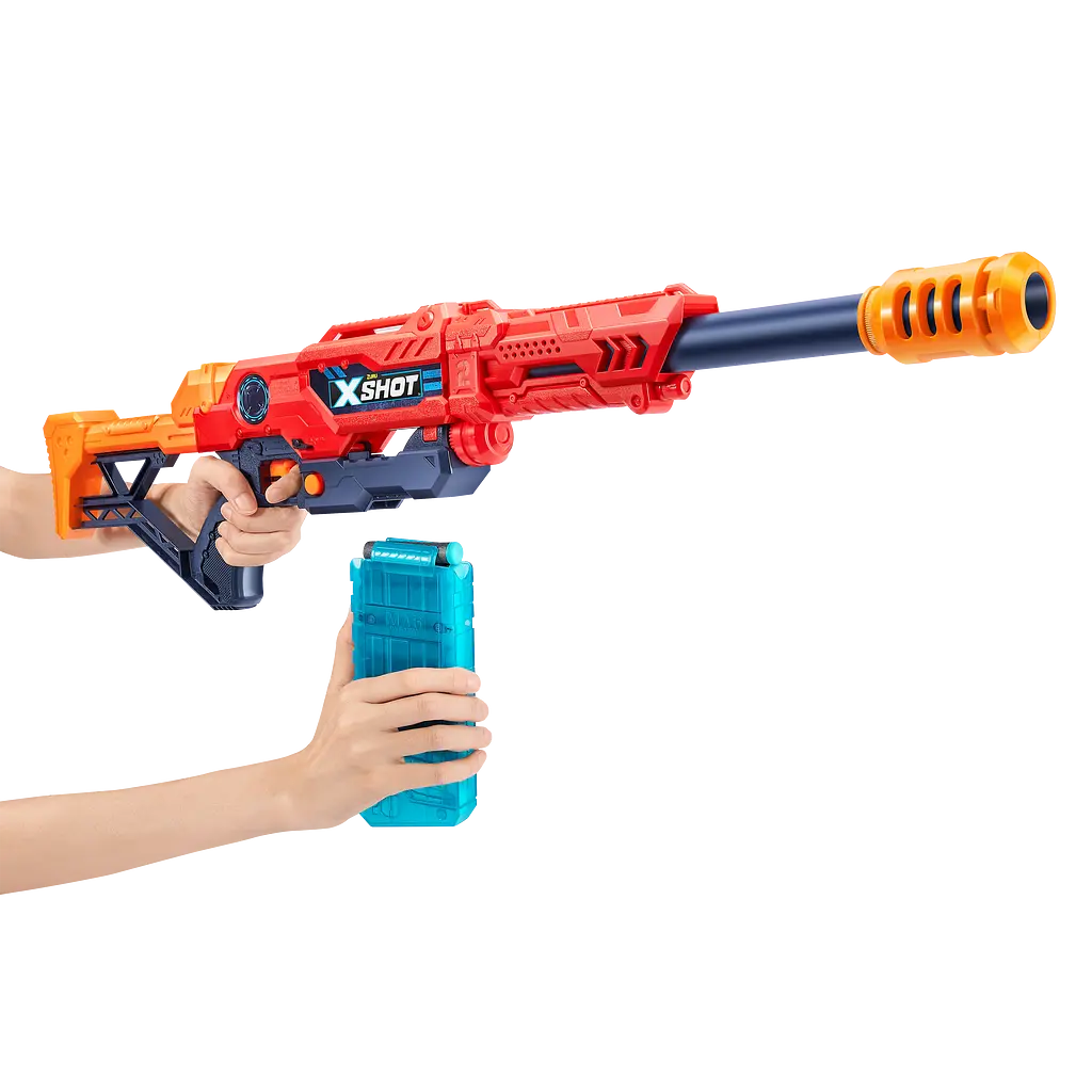 Бластер Zuru X-Shot Red Large Max Attack, 24 набоїв (3694R) - фото 3