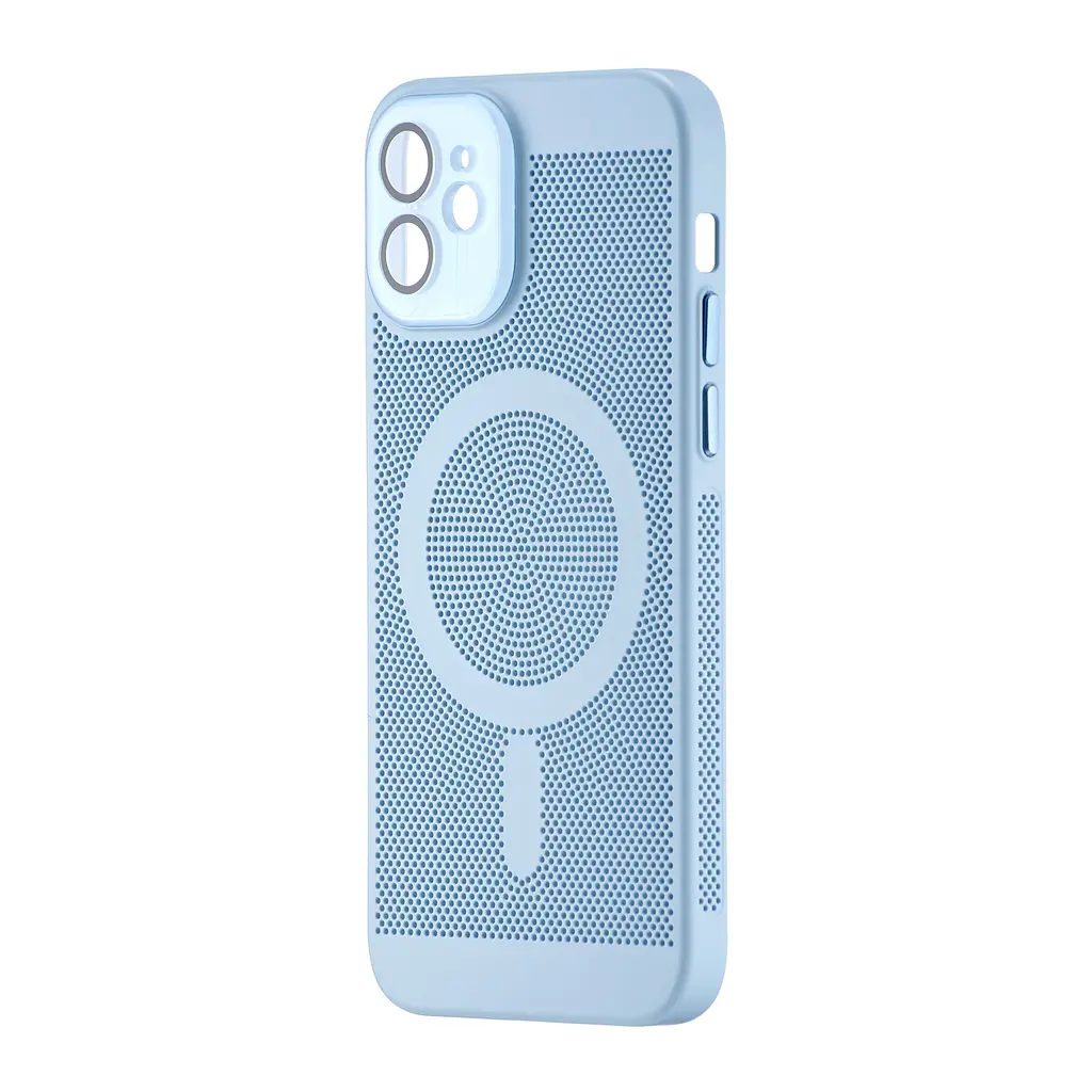 Чохол Perfomed with MagSafe Protected Camera iPhone 12 Light Blue