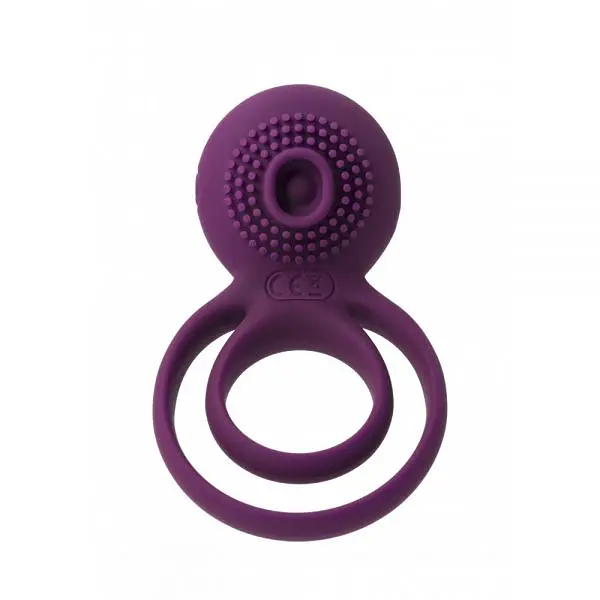 Подвійне віброкільце Svakom Tammy Vibrating Ring Violet, 8х2.8 см (фіолетовий) - фото 4