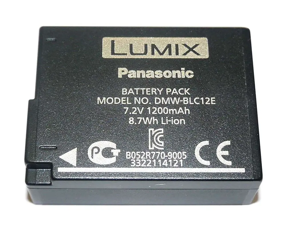 Акумулятор для фотоапаратів Panasonic DMW-BLC12E - фото 2