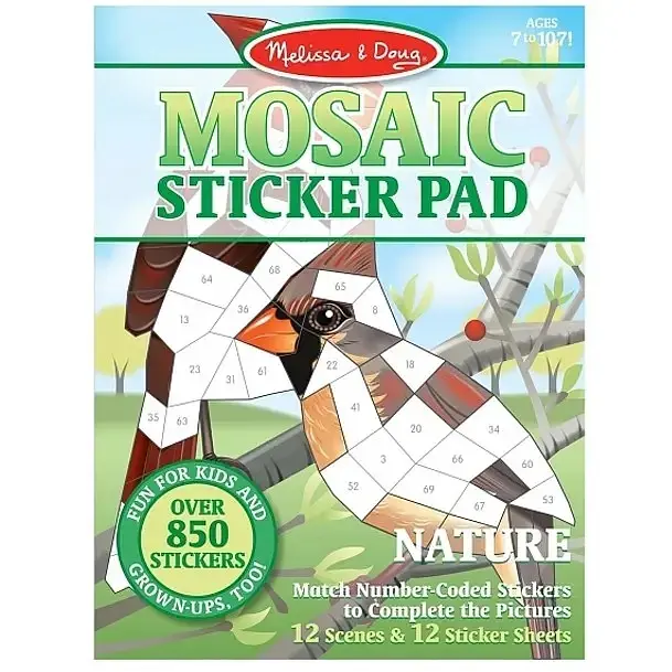 Мозаїчні наклейки Melissa & Doug Природа (MD30162)