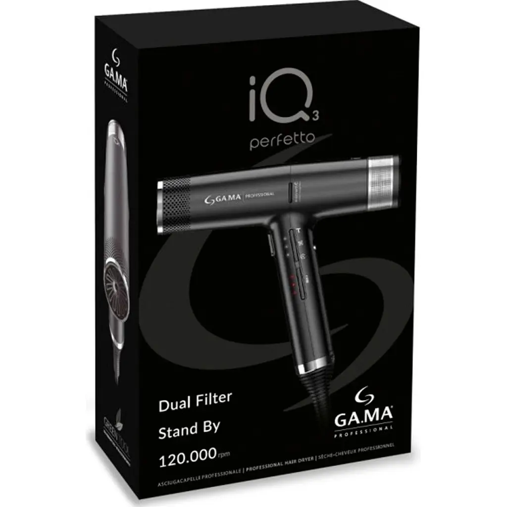 Фен Ga.Ma iQ 3 Black (PH6080.BK) [117862] - фото 11