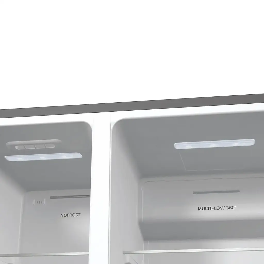 Холодильник Gorenje SBS, 179х70х92см, 2 двері, 376(190)л, А++, NF+, Інв., Зона св-ті, диспенсер, генератор льоду, Зовн. Диспл, нерж - фото 5