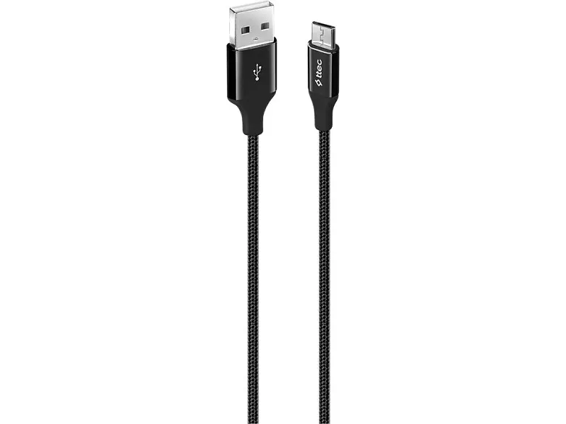 Кабель Ttec MicroUSB 1.2m Black (2DK11S) - фото 5