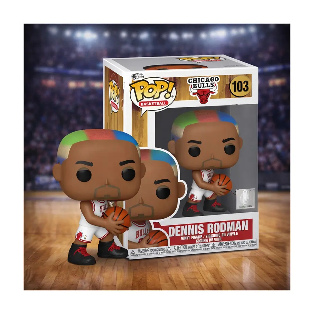 Фігурка Funko Pop серії NBA: Chicago Bulls - Денніс Родман (55216) - фото 5
