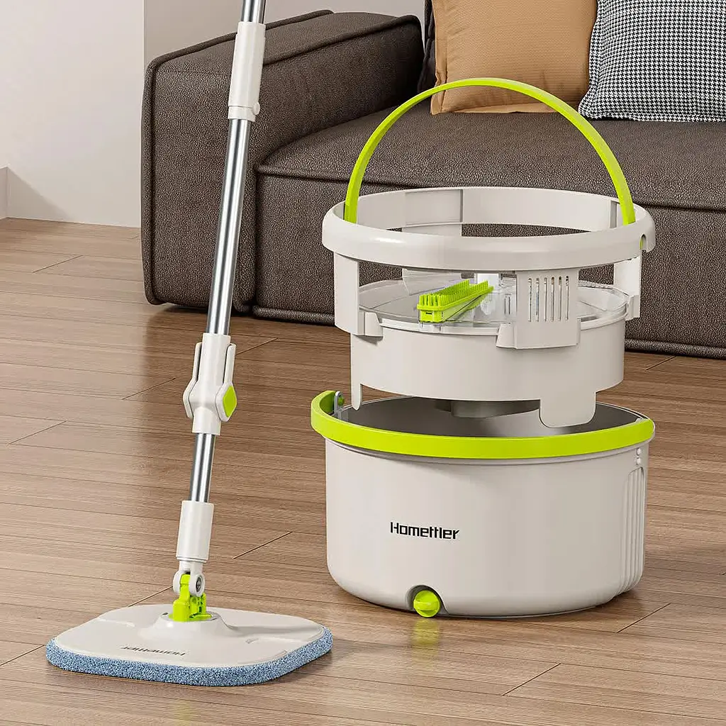 Швабра с ведром CoolMop Plus CW001 Кремовый - фото 17
